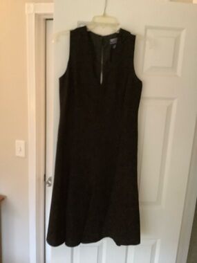 American Living Sleeveless Black Midi Dress
